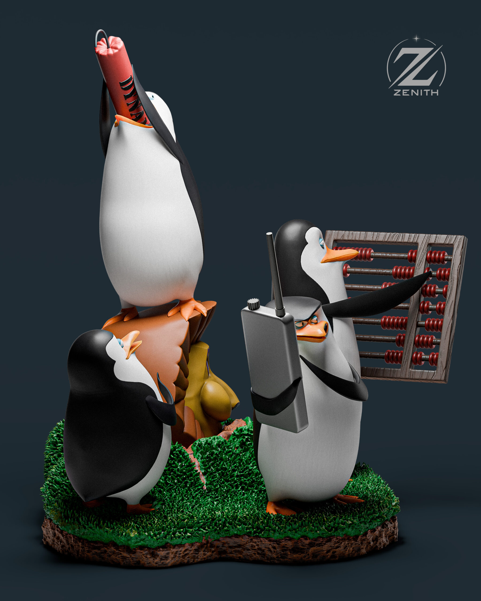 PENGUINS OF MADAGASCAR — Madagascar | Diorama Centrepiece - Image 4