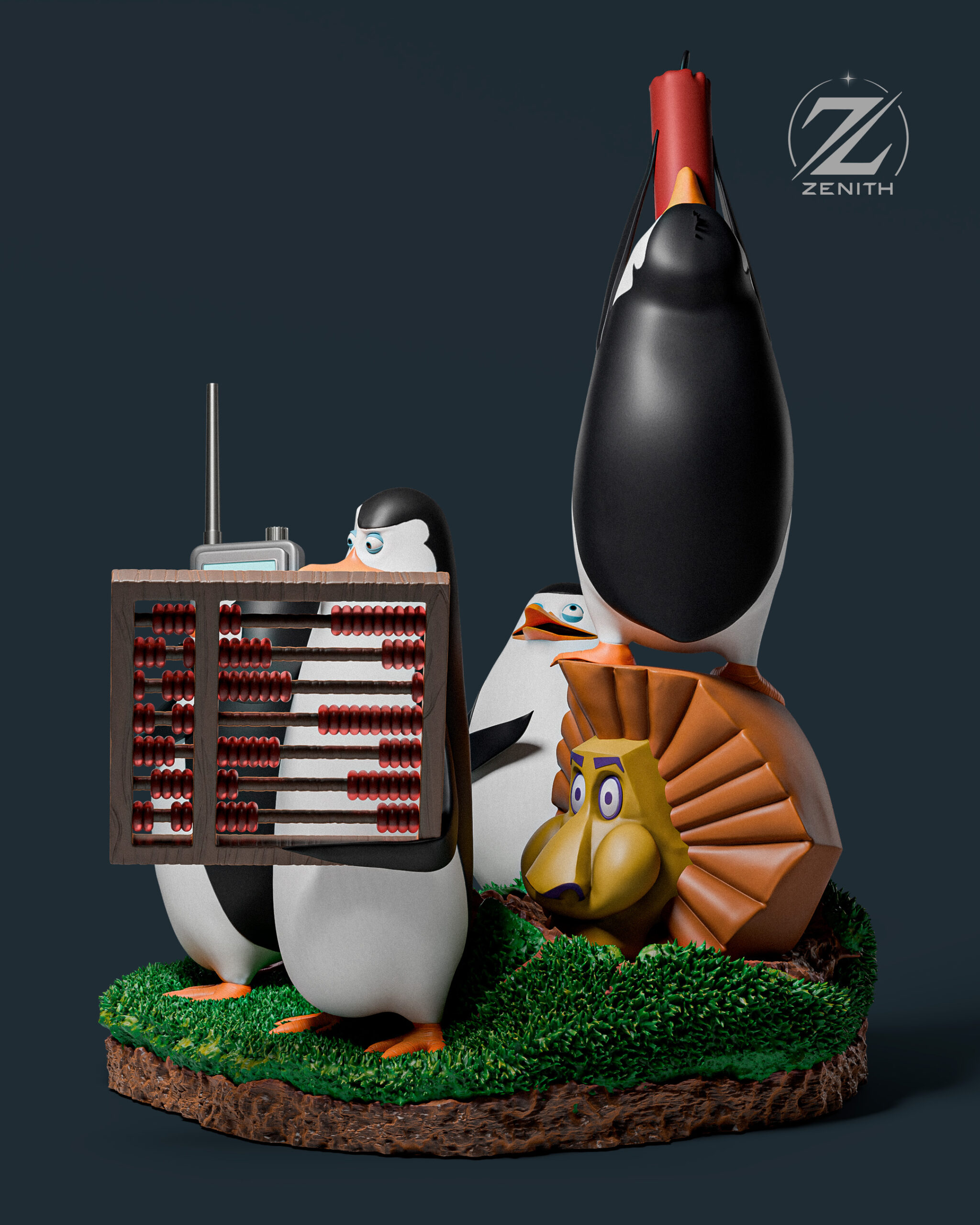 PENGUINS OF MADAGASCAR — Madagascar | Diorama Centrepiece - Image 6