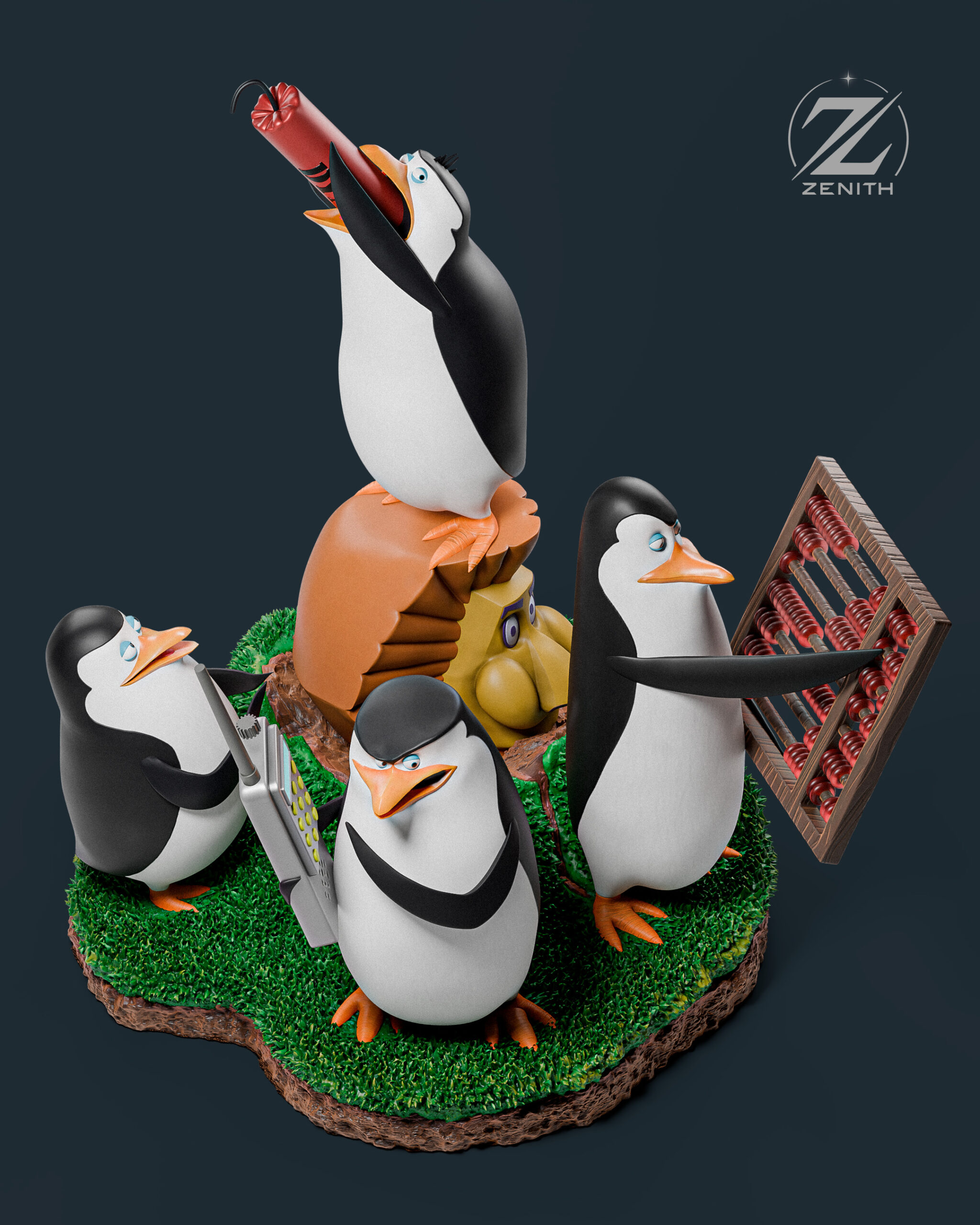 PENGUINS OF MADAGASCAR — Madagascar | Diorama Centrepiece - Image 7