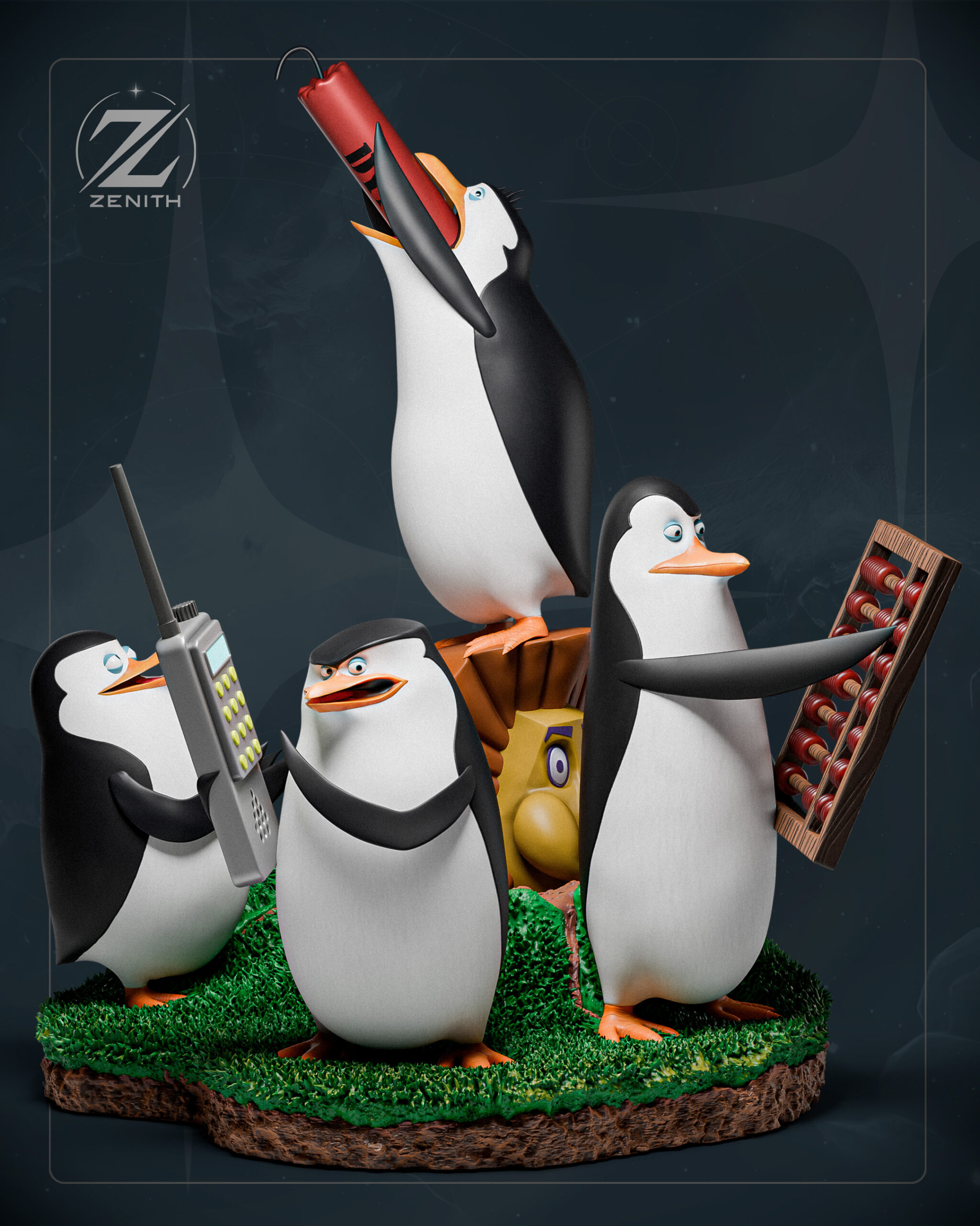 PENGUINS OF MADAGASCAR — Madagascar | Diorama Centrepiece - Image 3