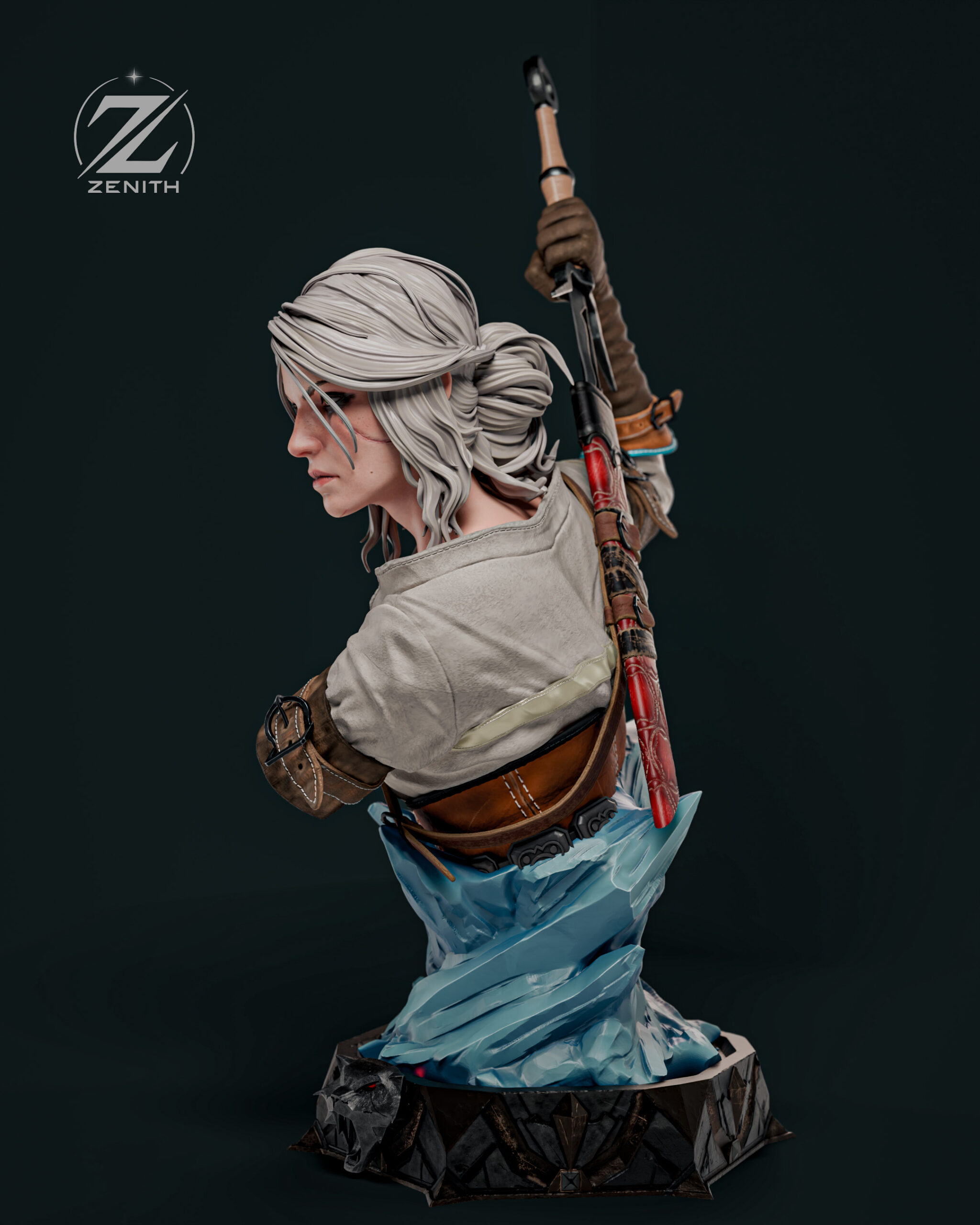 CIRI — The Witcher | 1:4 Scale Bust Centrepiece - Image 5