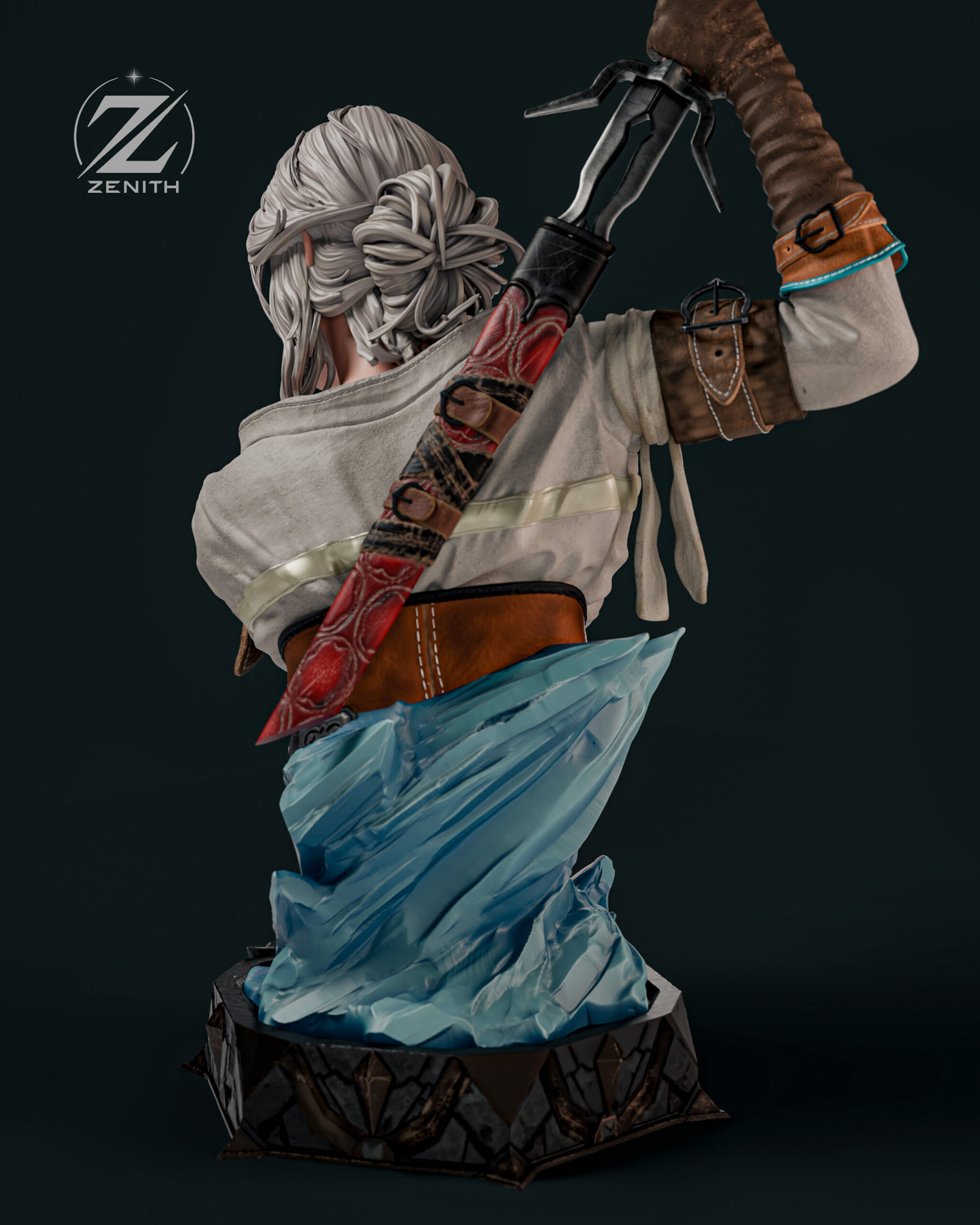 CIRI — The Witcher | 1:4 Scale Bust Centrepiece - Image 6