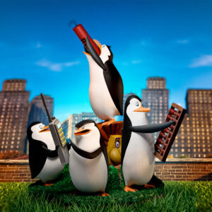 PENGUINS OF MADAGASCAR — Madagascar | Diorama Centrepiece