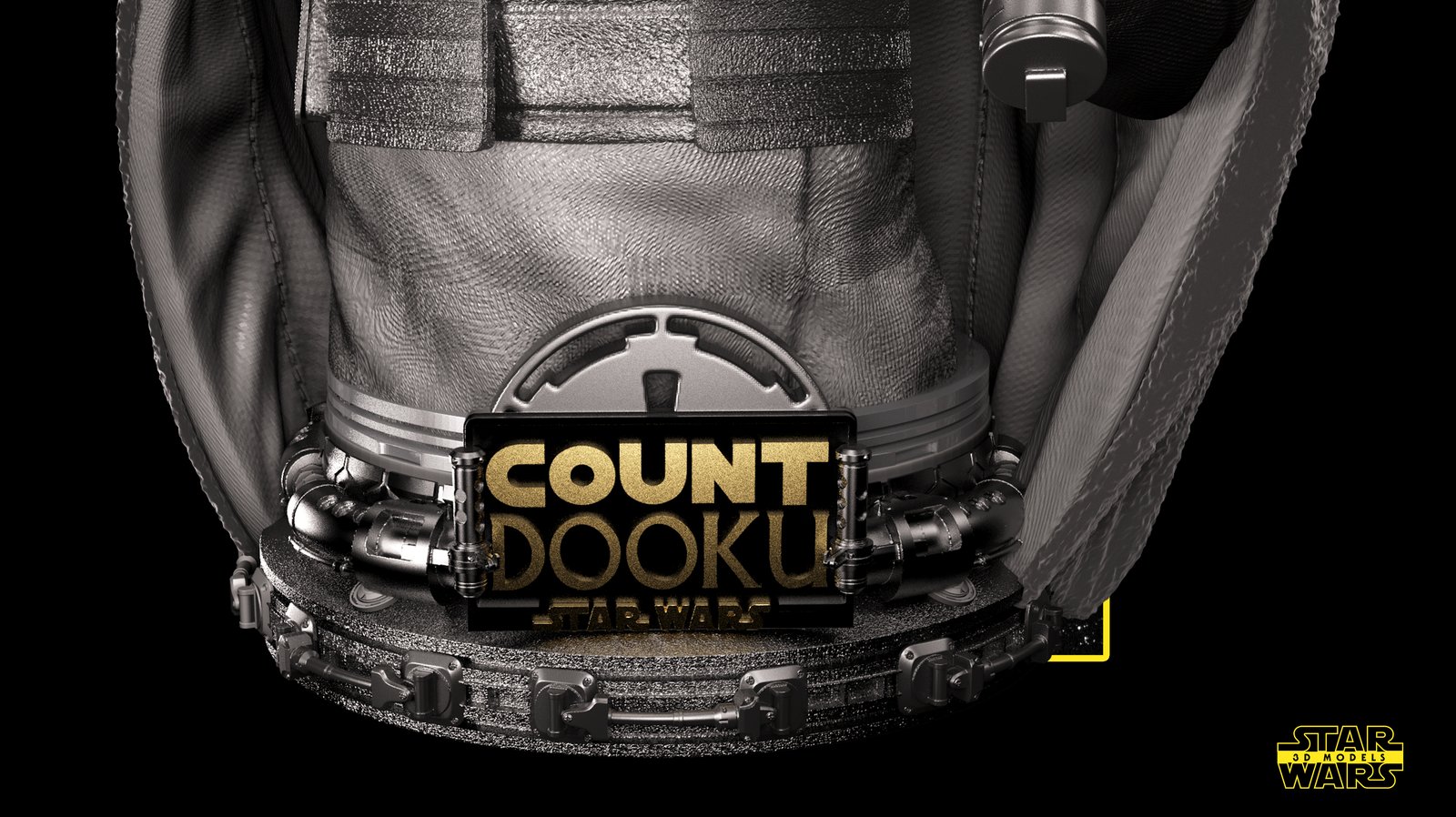 Count Dooku Star Wars 1:4 bust