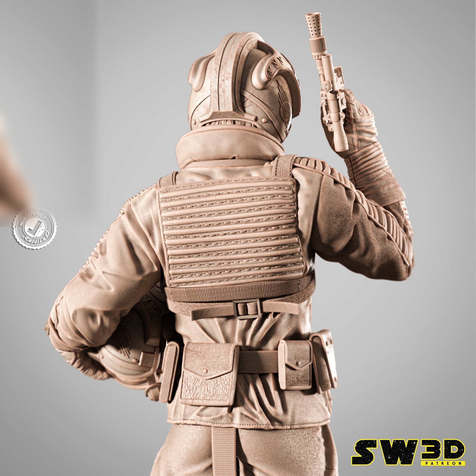 Luke Skywalker (Pilot) Star Wars 1:4 figurine