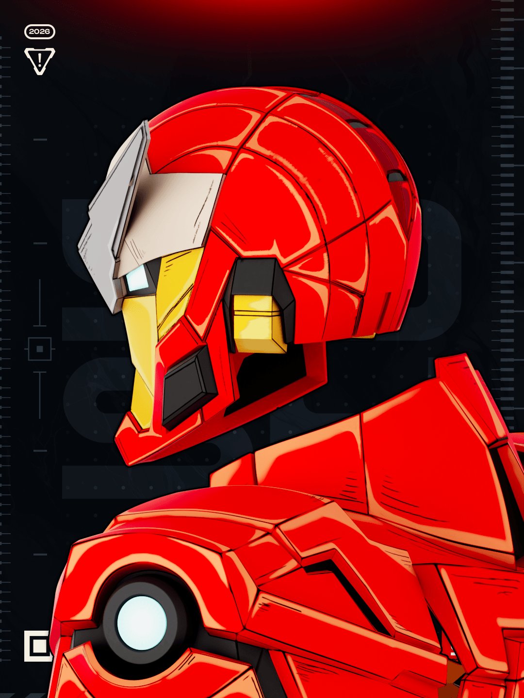 Tokon Iron Man Marvel 1:4 armor