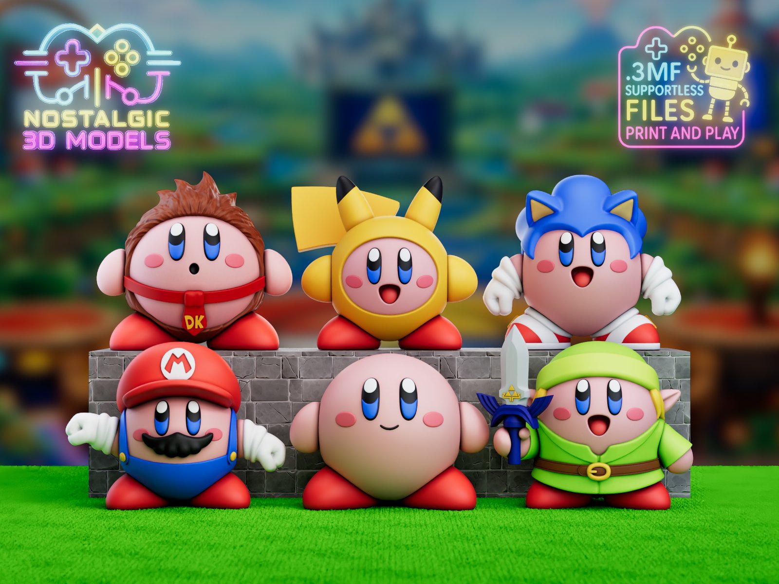 Kirby SuperSmash Kirby SuperSmash 1:4 flexi