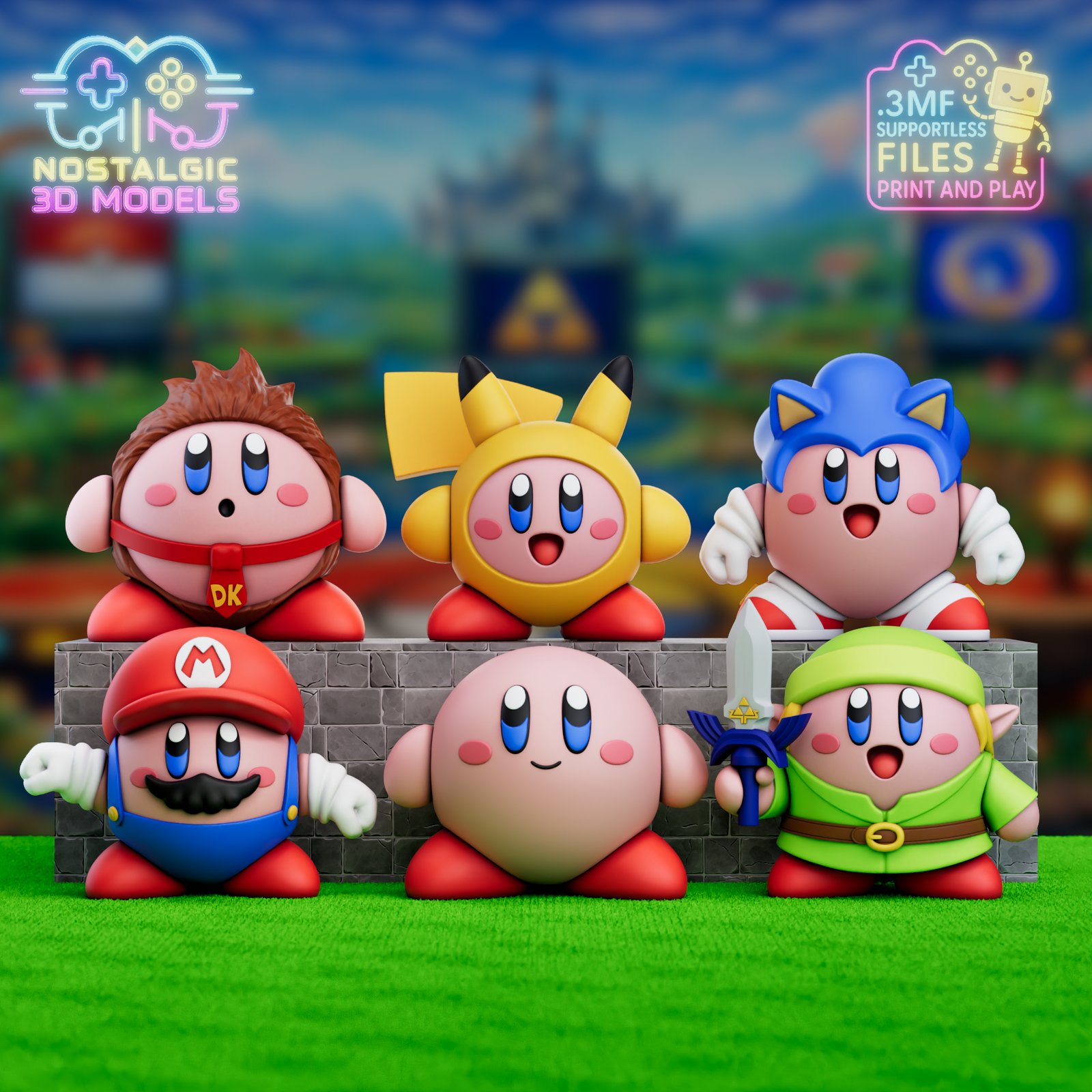 Kirby SuperSmash Kirby SuperSmash 1:4 flexi