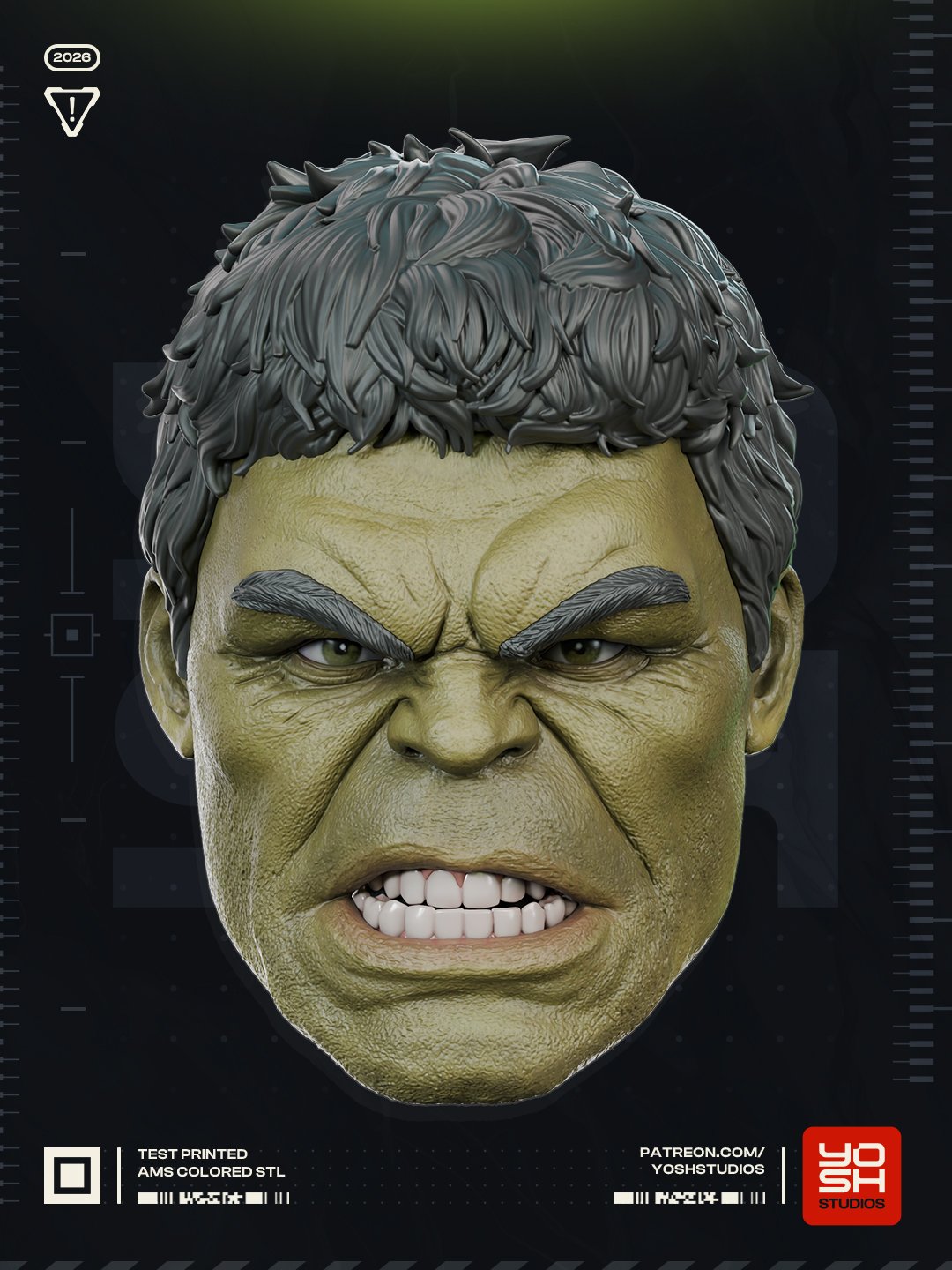 Hulk Brand New Day Marvel Cinematic Universe (Spider-Man: Brand New Day) 1:4 helmet