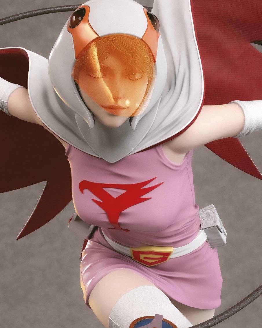 Jun the Swan Figurine | Science Ninja Team Gatchaman - Image 6