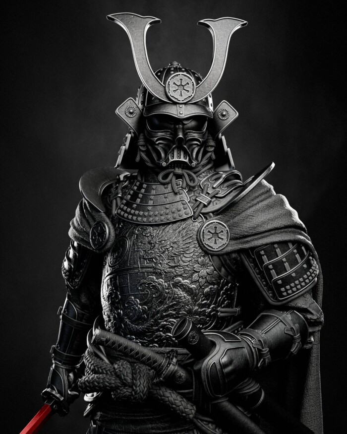Samurai Darth Vader Star Wars 1:4 figurine