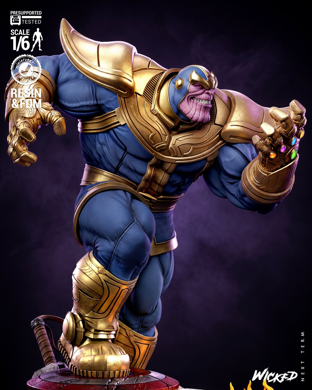 Thanos Marvel 1:4 figurine