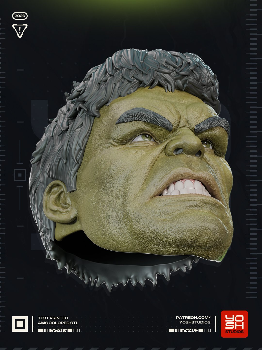 Hulk Brand New Day Marvel Cinematic Universe (Spider-Man: Brand New Day) 1:4 helmet