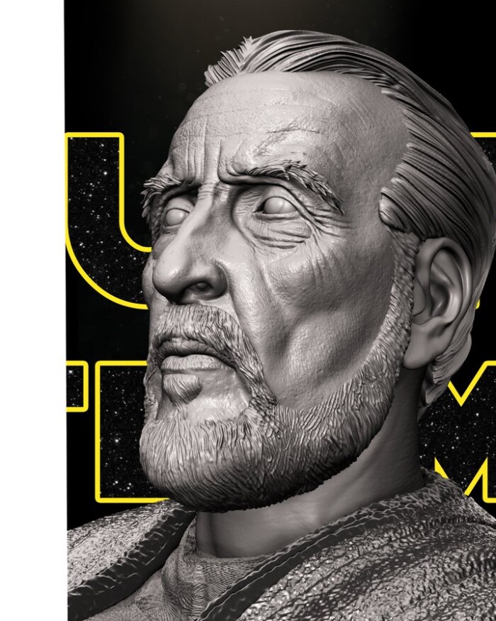 Count Dooku Star Wars 1:4 bust