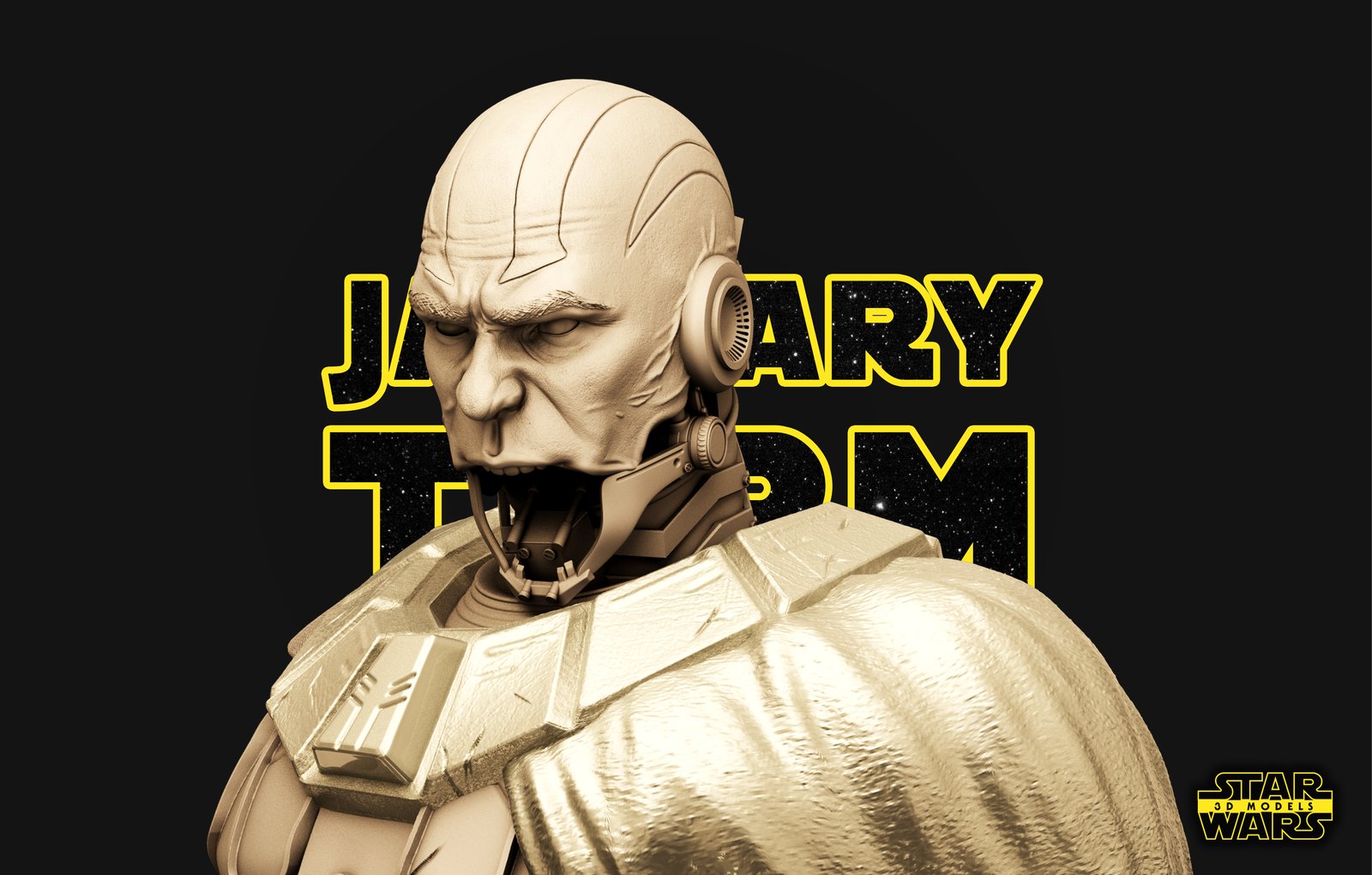 Darth Malak Star Wars 1:4 figurine