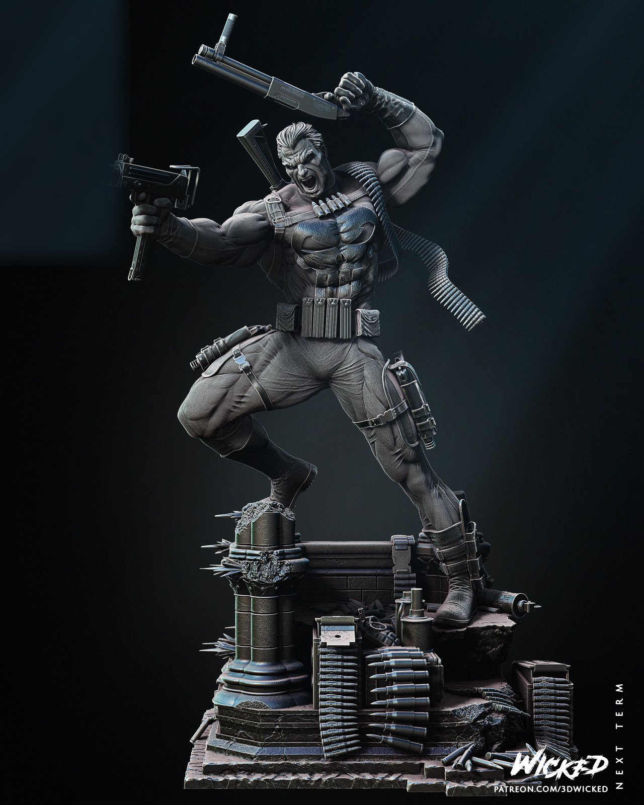 Punisher Marvel 1:4 figurine