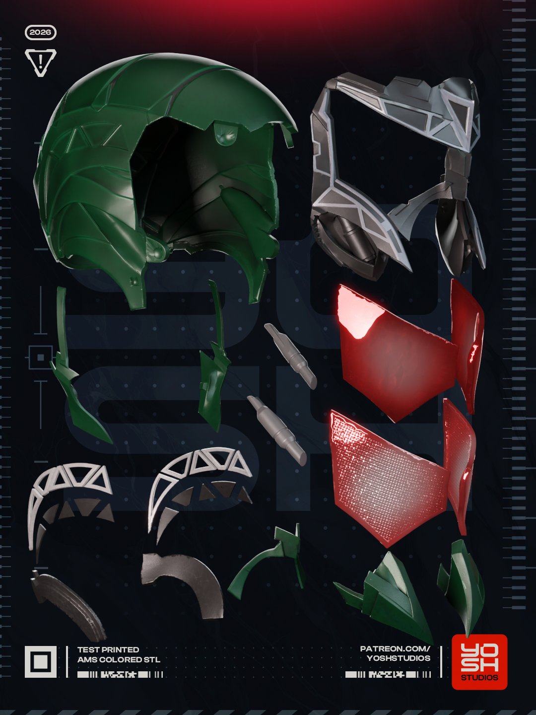 Scorpion Mortal Kombat 1:4 helmet
