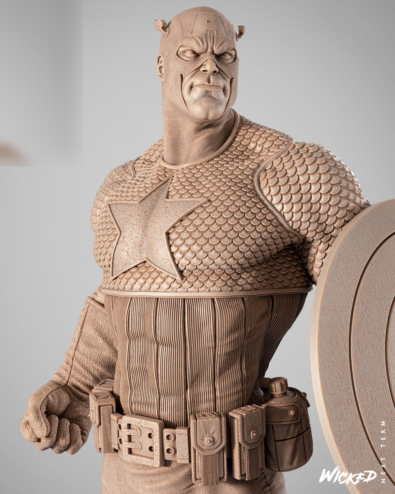 Captain America Marvel 1:4 figurine