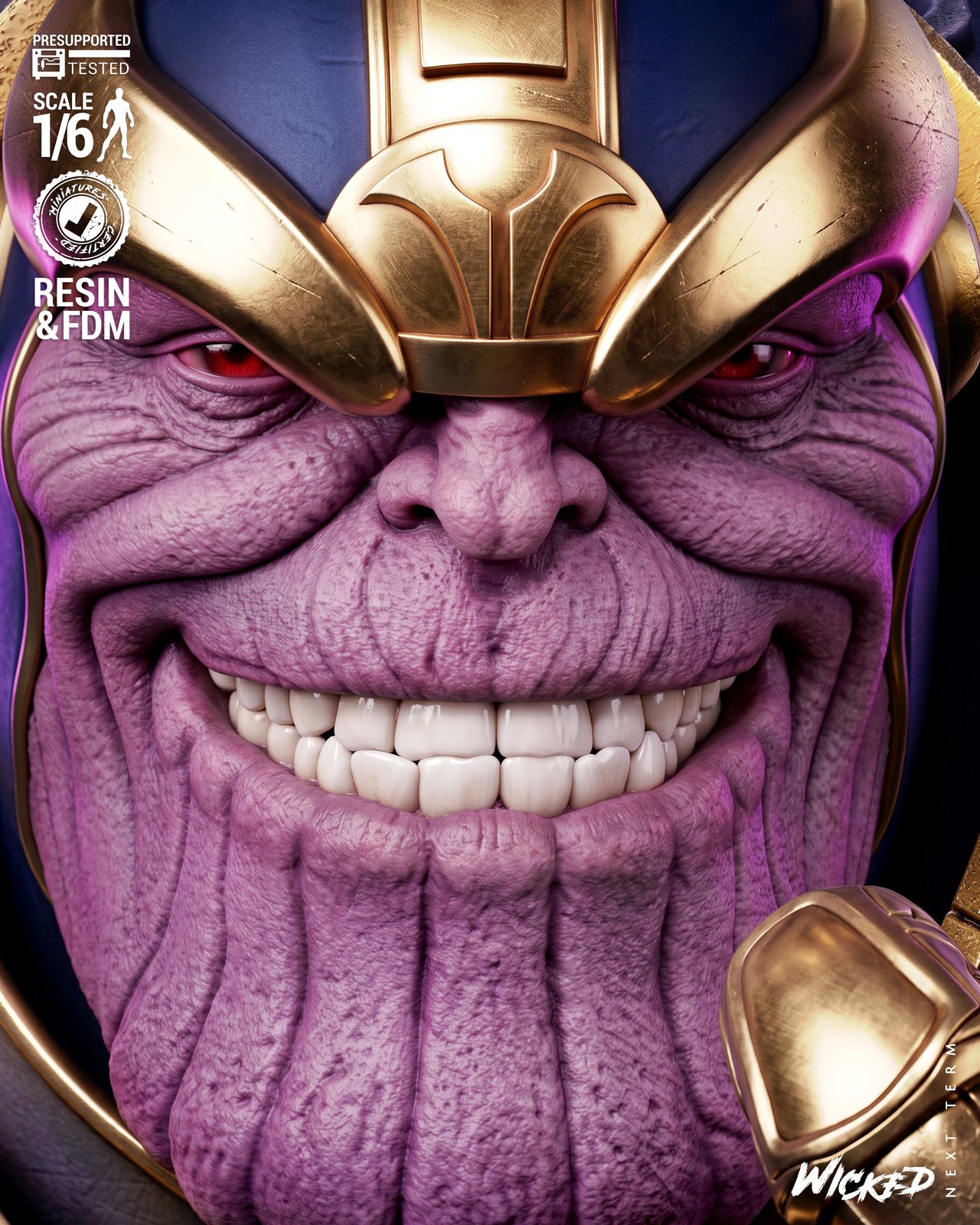 Thanos Marvel 1:4 figurine