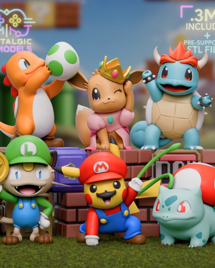 Pokemon X Mario Mashup - Pokemon X Mario 1:4 mashup