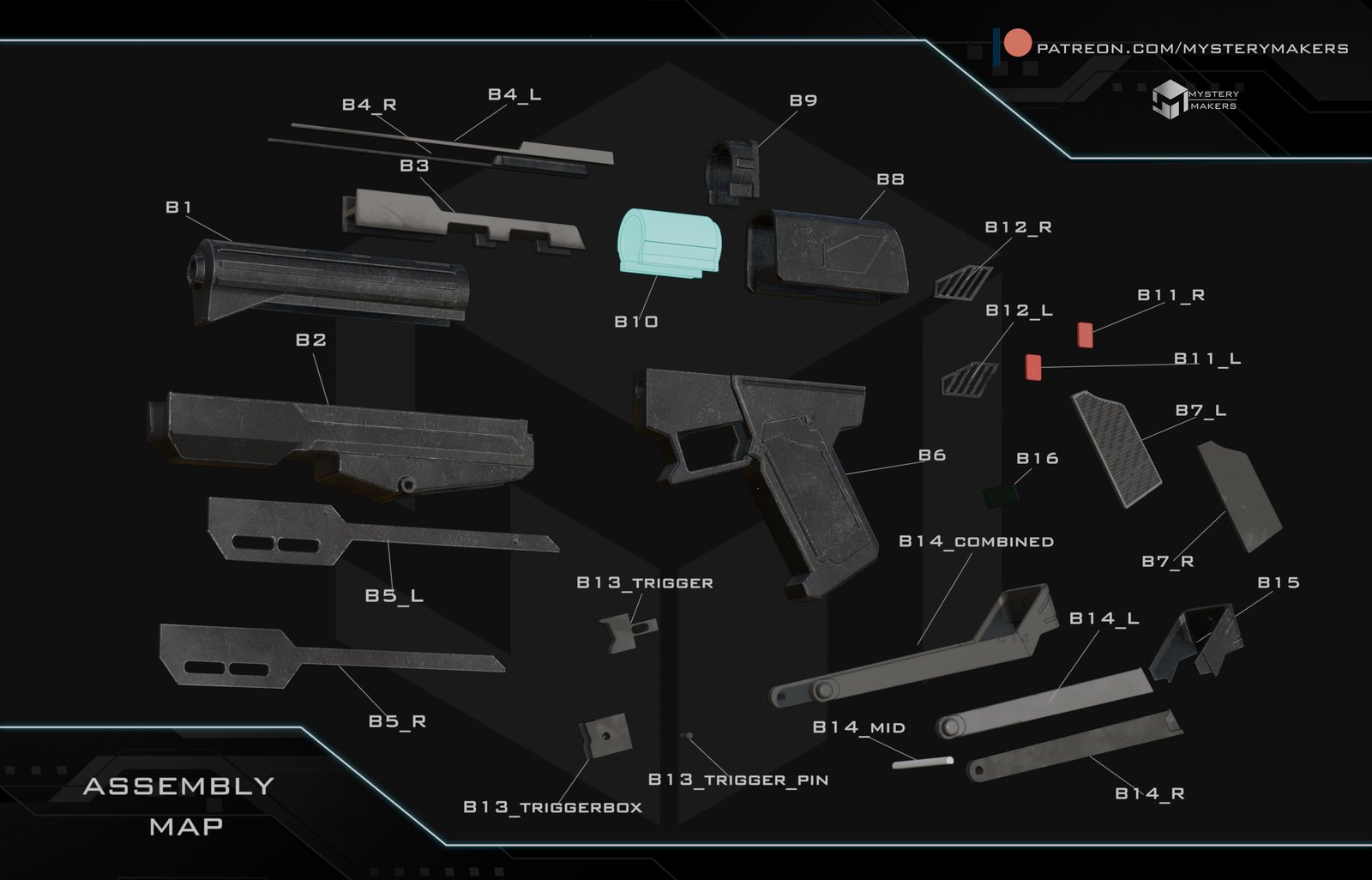 Dc 15s Sidearm Star Wars 1:4 weapon
