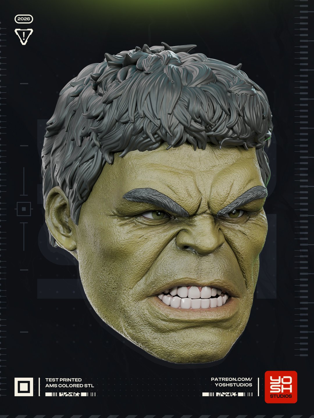 Hulk Brand New Day Marvel Cinematic Universe (Spider-Man: Brand New Day) 1:4 helmet