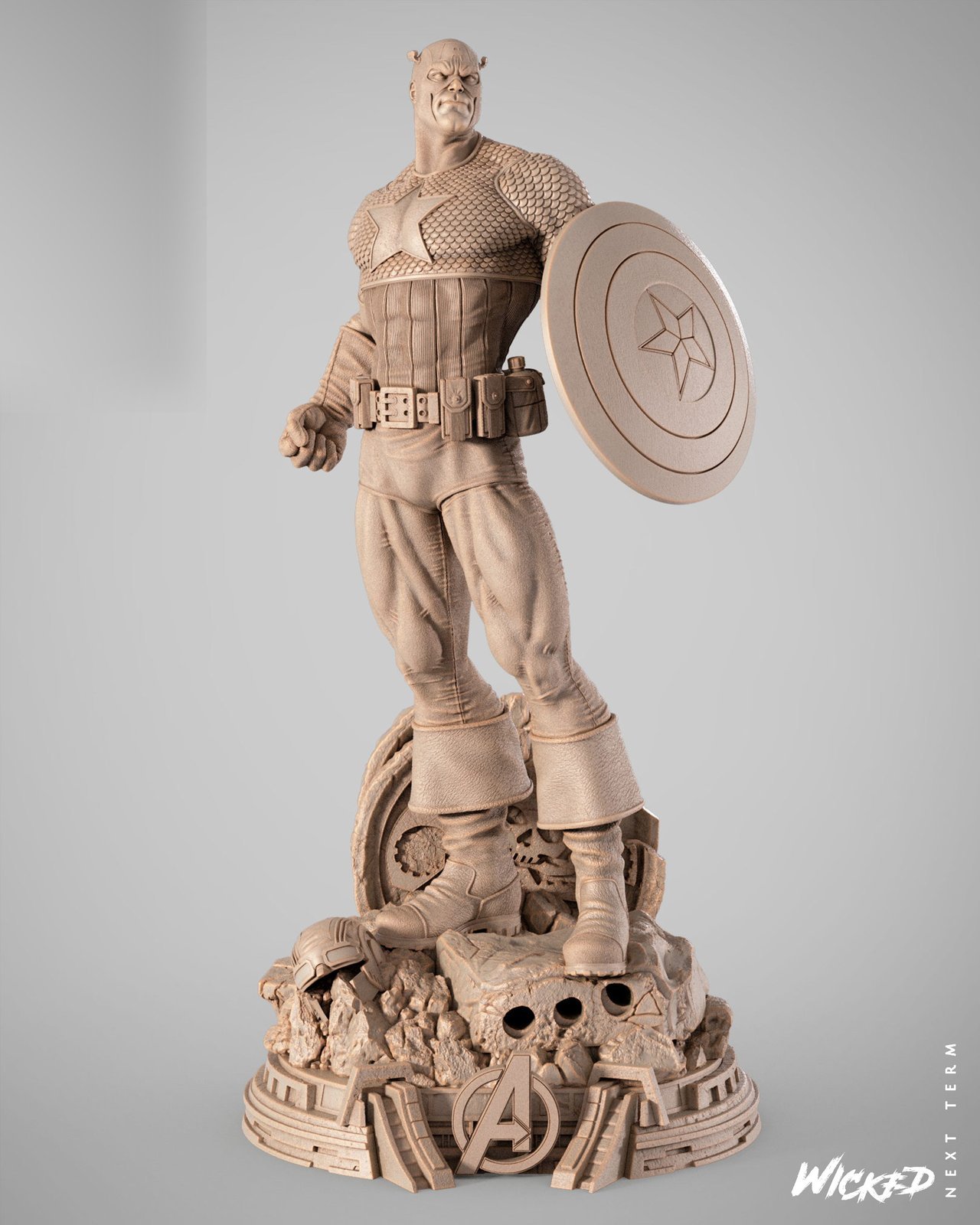 Captain America Marvel 1:4 figurine