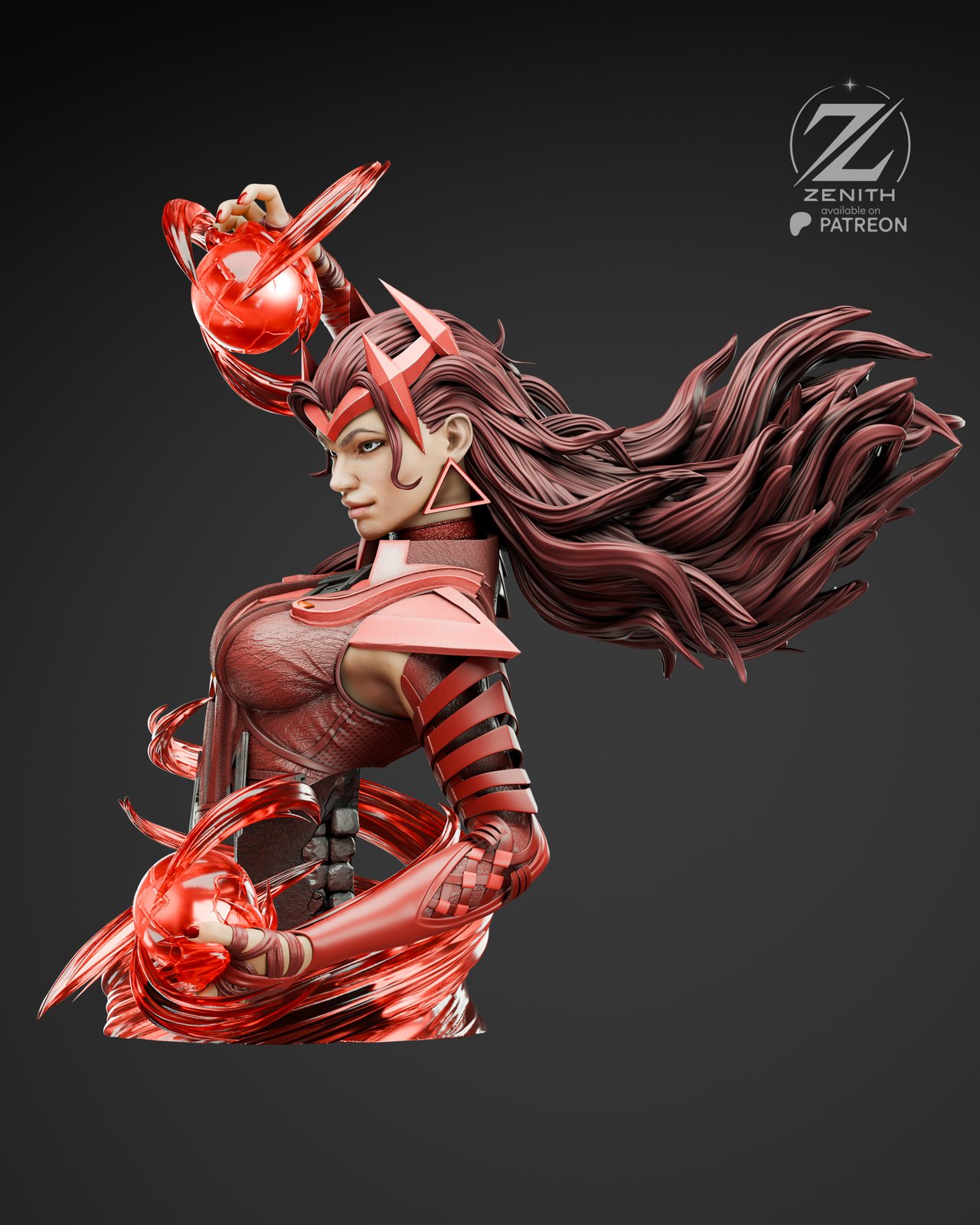 Scarlet Witch Marvel 1:4 busts