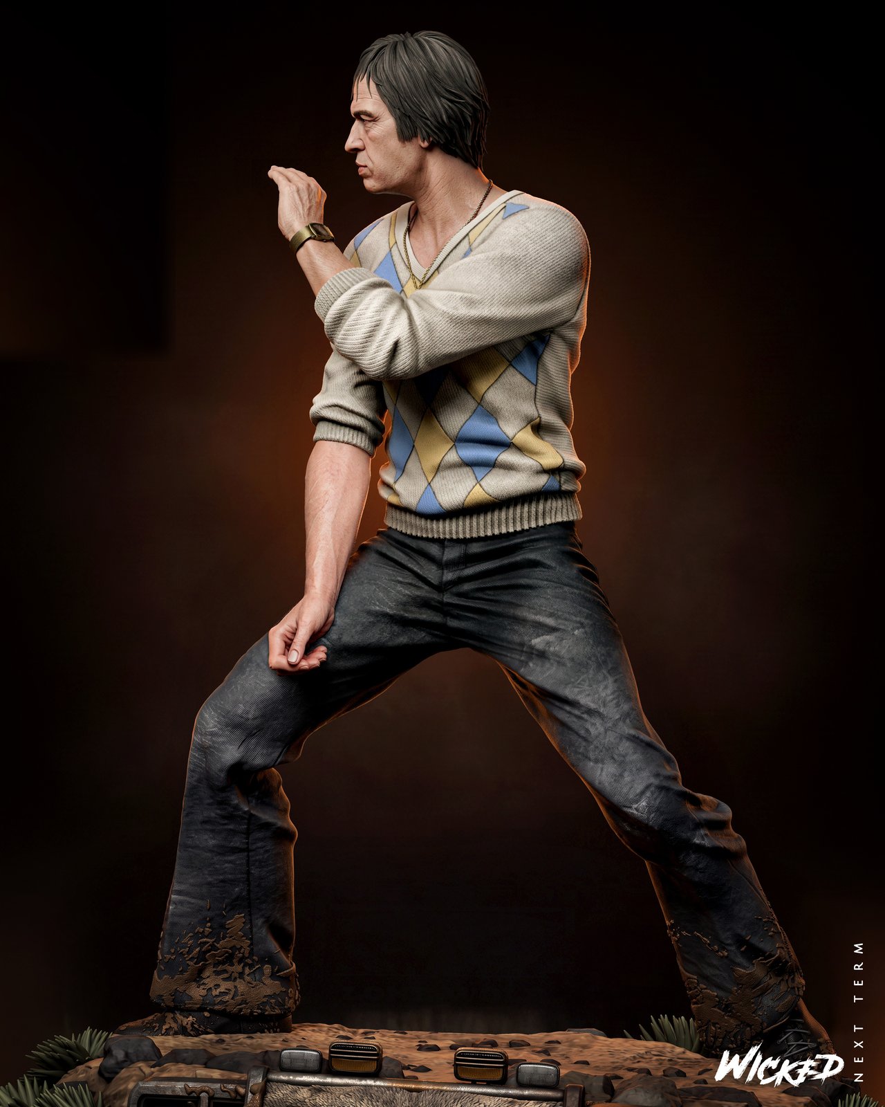Rawley Wilke Lone Wolf McQuade 1:4 figurine