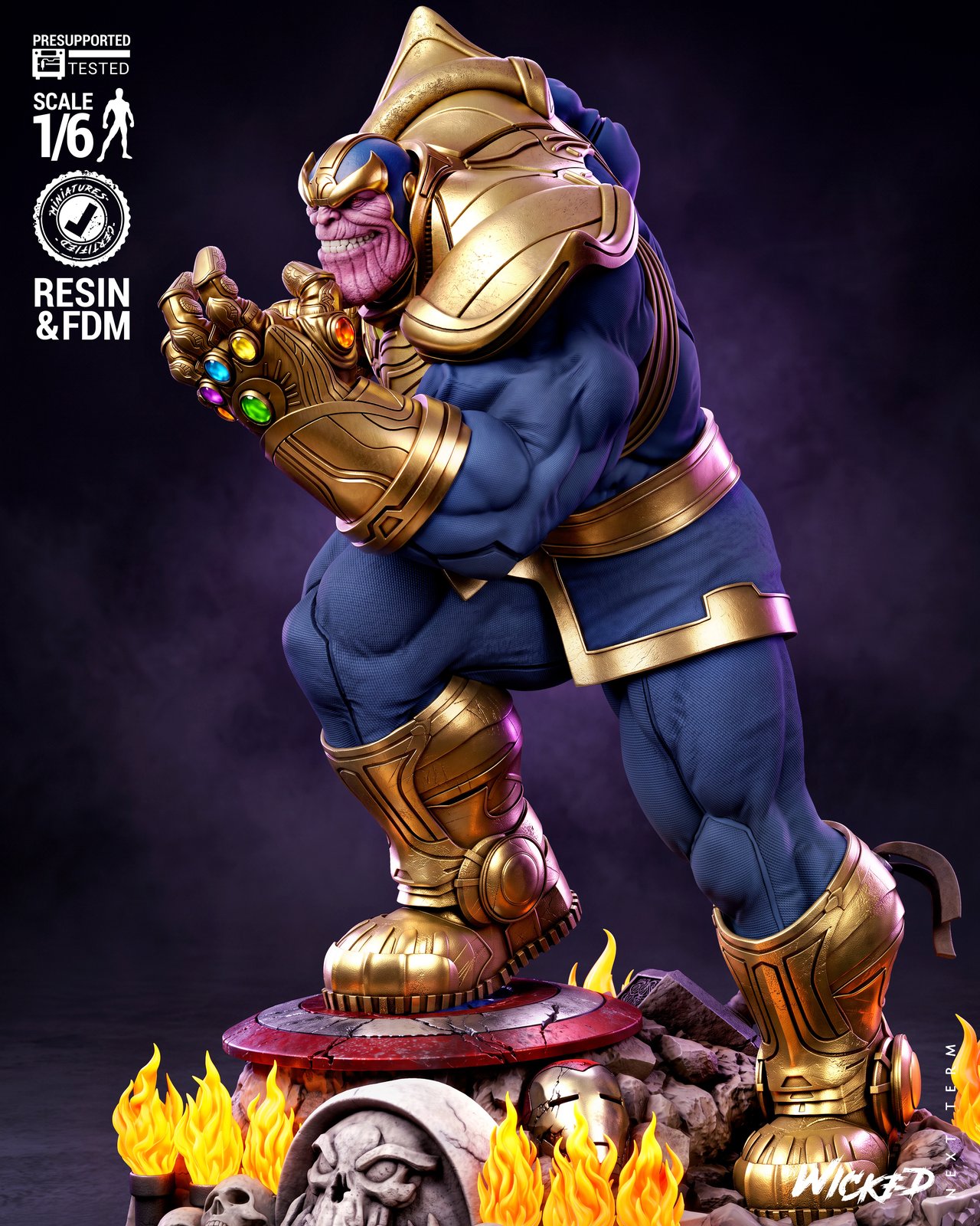 Thanos Marvel 1:4 figurine