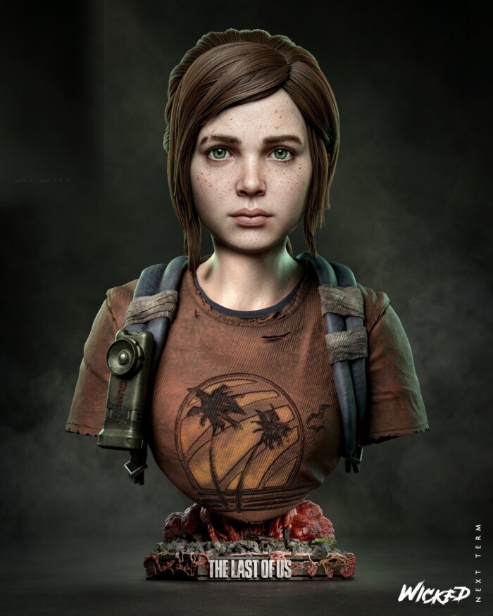 Ellie The Last of Us 1:4 bust