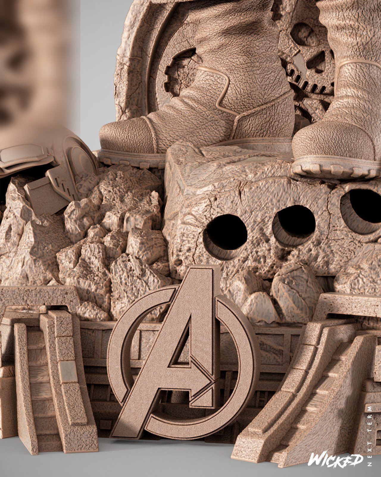 Captain America Marvel 1:4 figurine