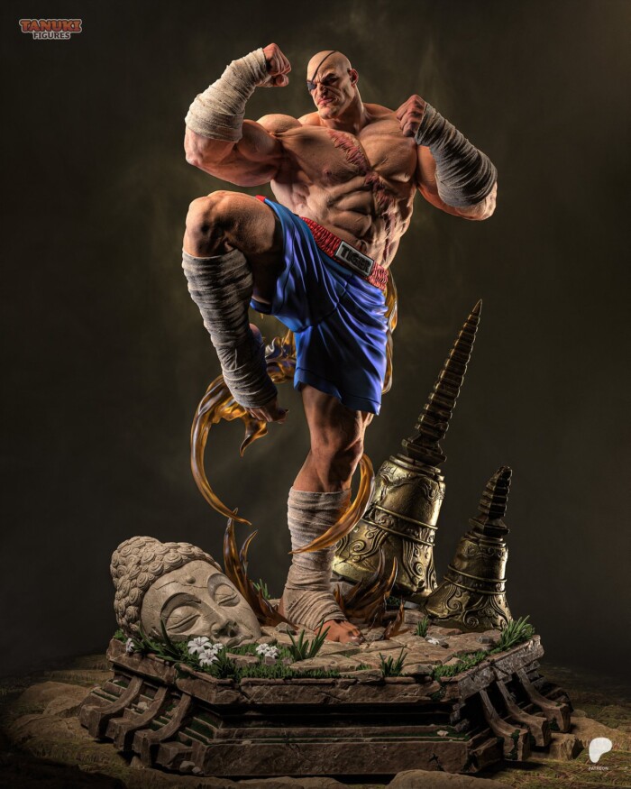 Sagat Street Fighter 1:4 figurine