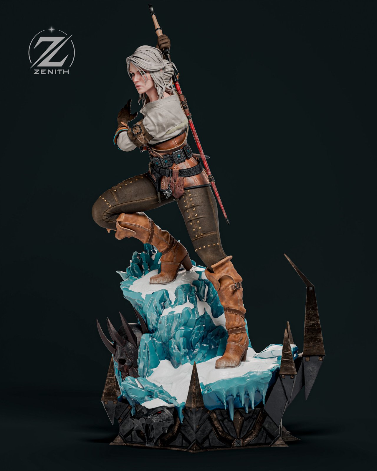ciri The Witcher 1:4 figurine