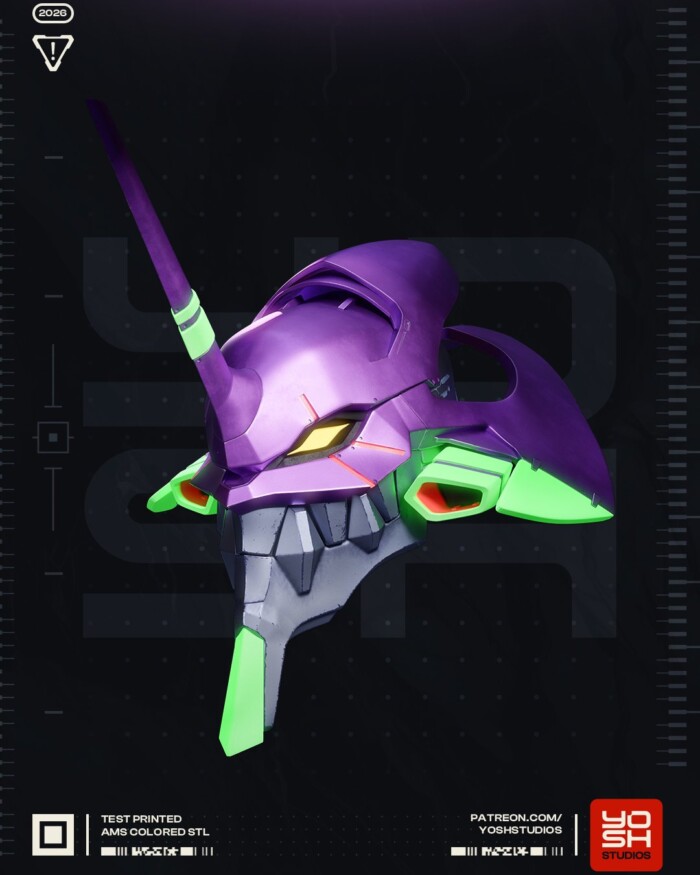 Evangelion 01 Neon Genesis Evangelion 1:4 helmet