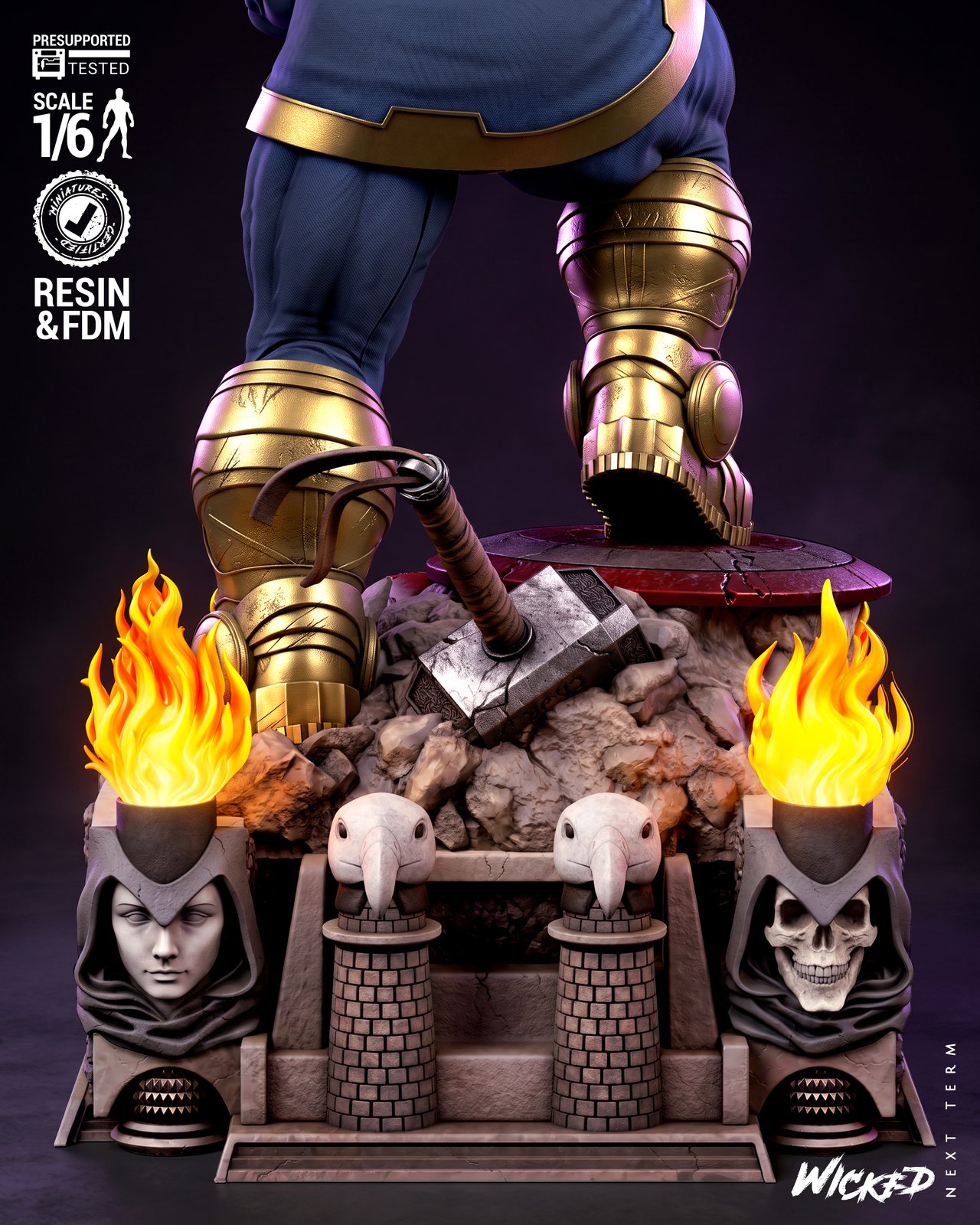 Thanos Marvel 1:4 figurine
