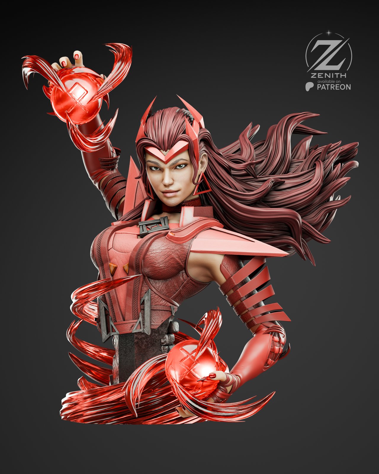 Scarlet Witch Marvel 1:4 busts