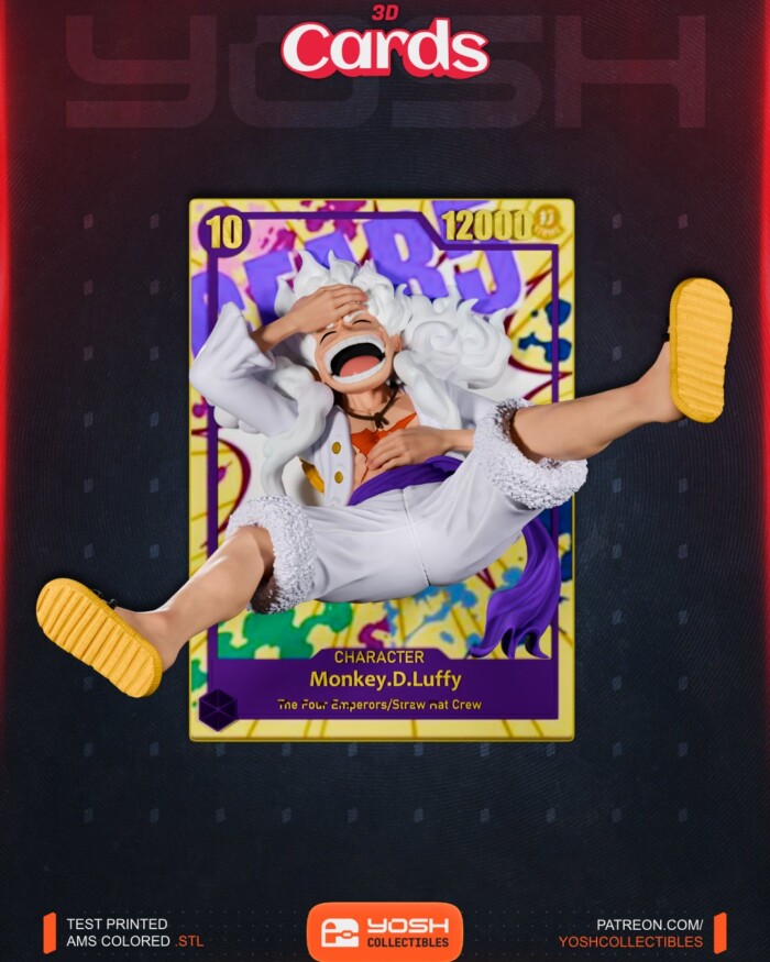 Luffy One Piece 1:4 3d poster