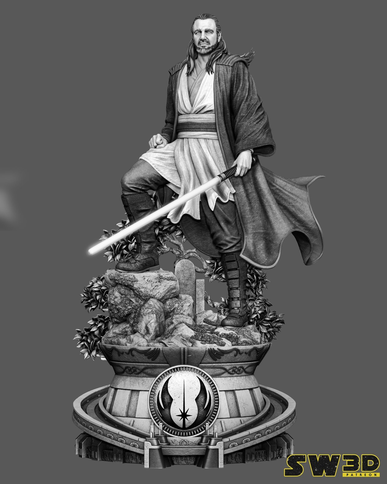Quigon Star Wars 1:4 figurine