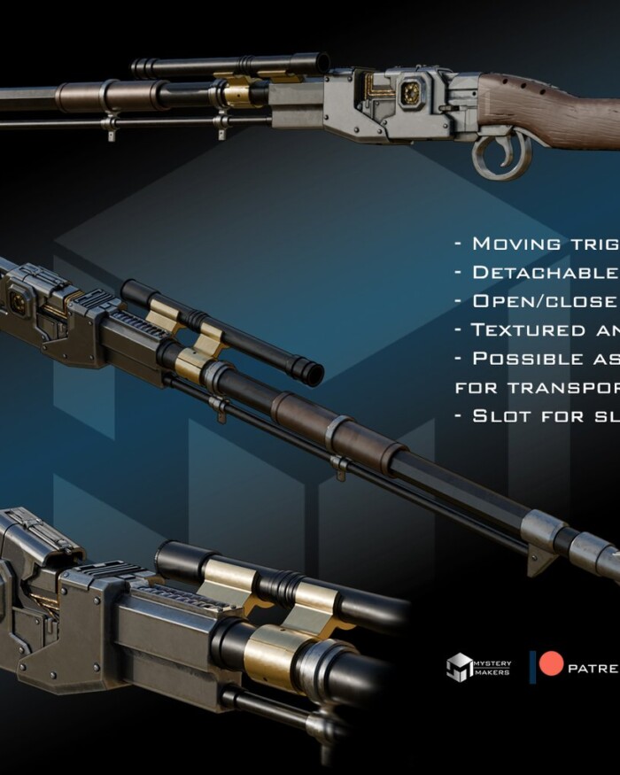 Amban Phase Pulse Rifle Star Wars (The Mandalorian) 1:4 weapon