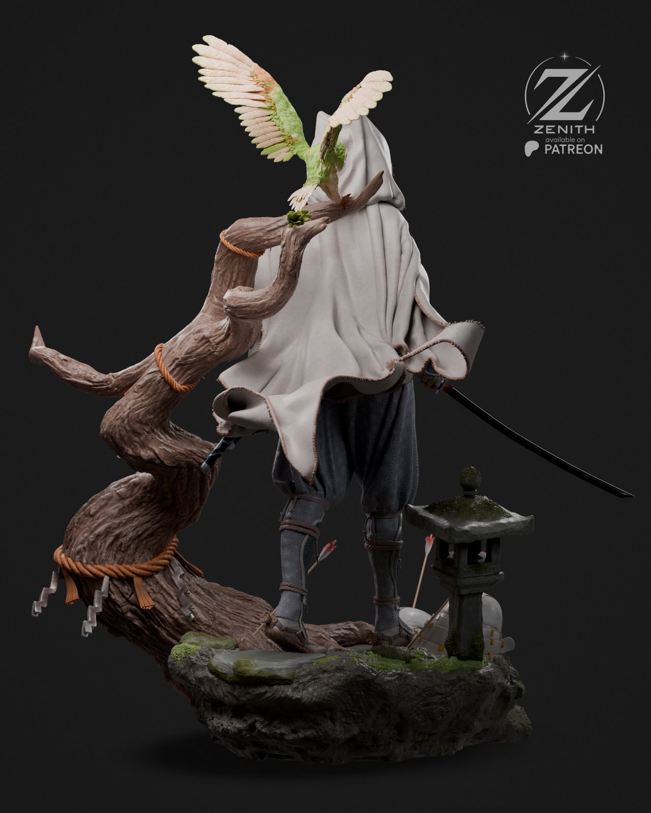 Samurai Ahsoka Star Wars 1:4 figurine