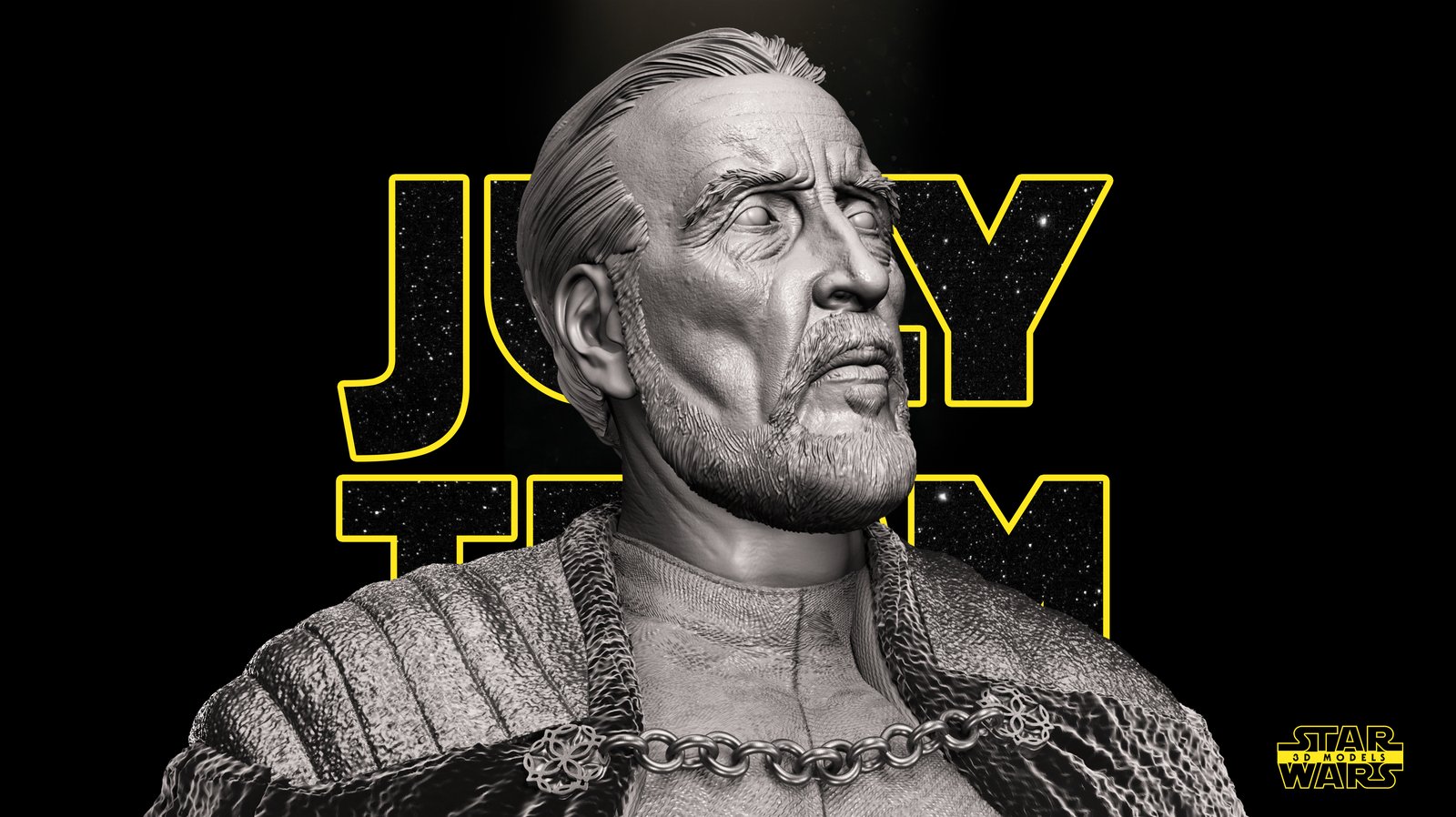 Count Dooku Star Wars 1:4 bust
