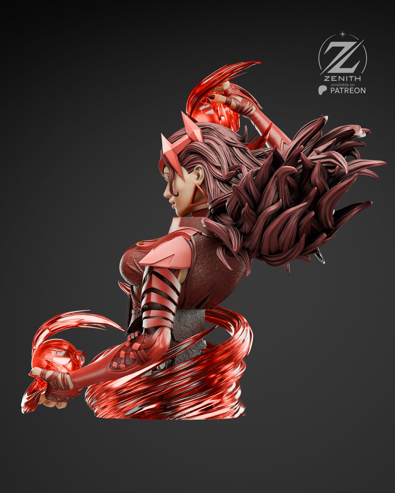 Scarlet Witch Marvel 1:4 busts