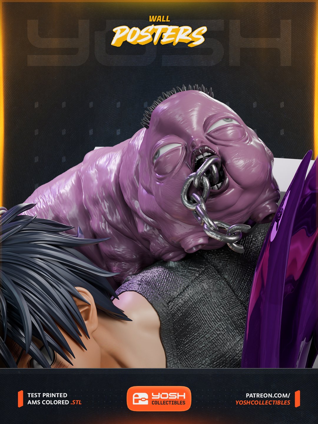 Gojo - Toji JJK Jujutsu Kaisen 1:4 3d poster