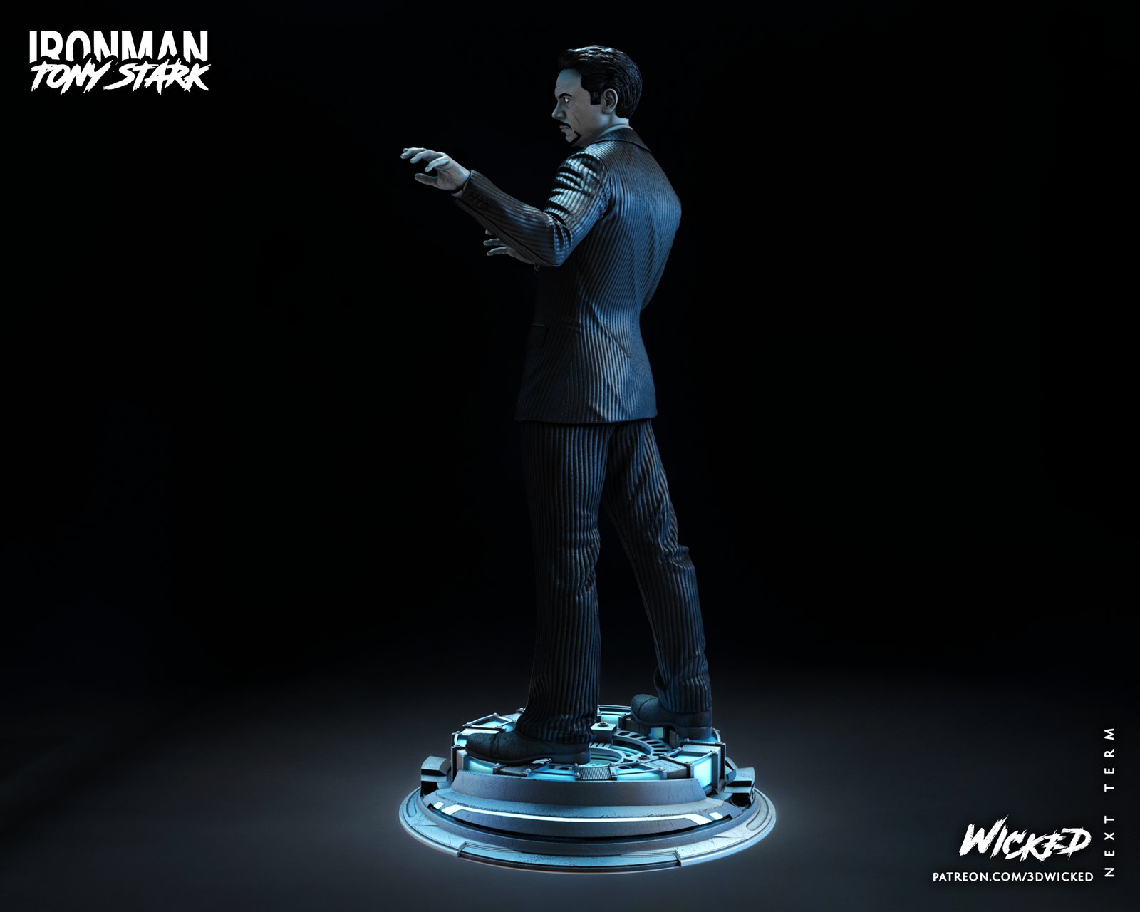 Tony Stark (Business Suit Variant) Marvel 1:4 figurine