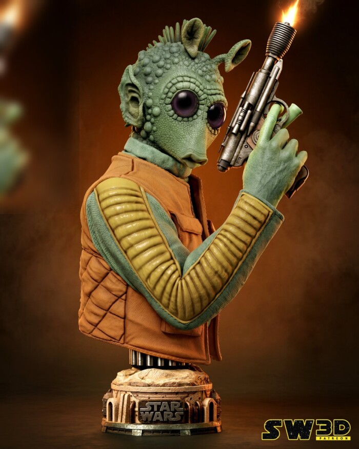 Greedo Star Wars 1:4 bust