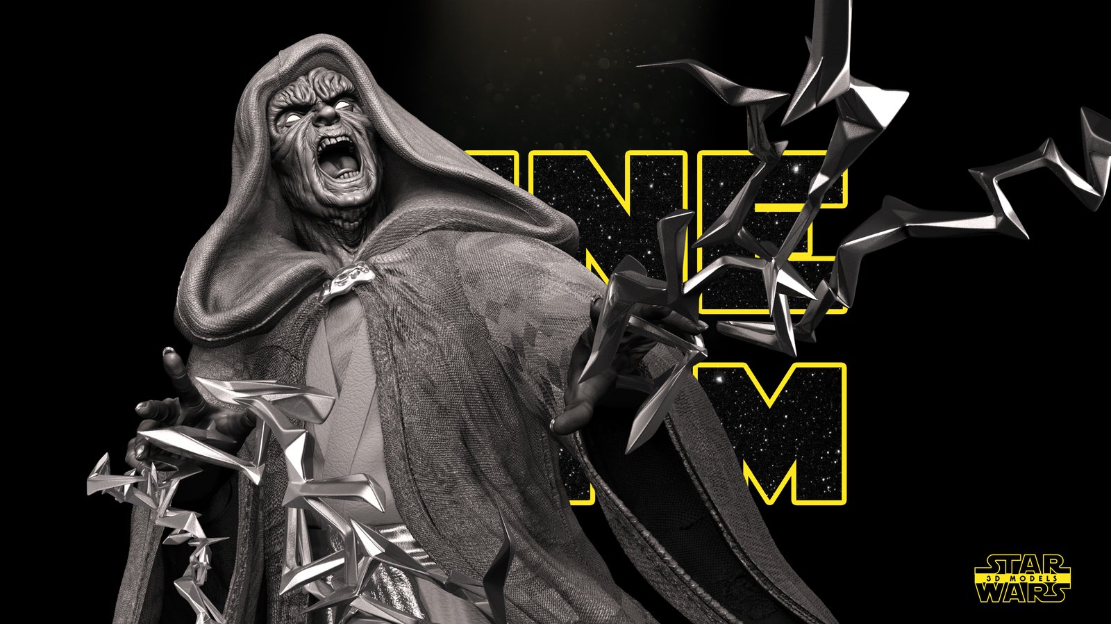 Darth Sidious Star Wars 1:4 bust
