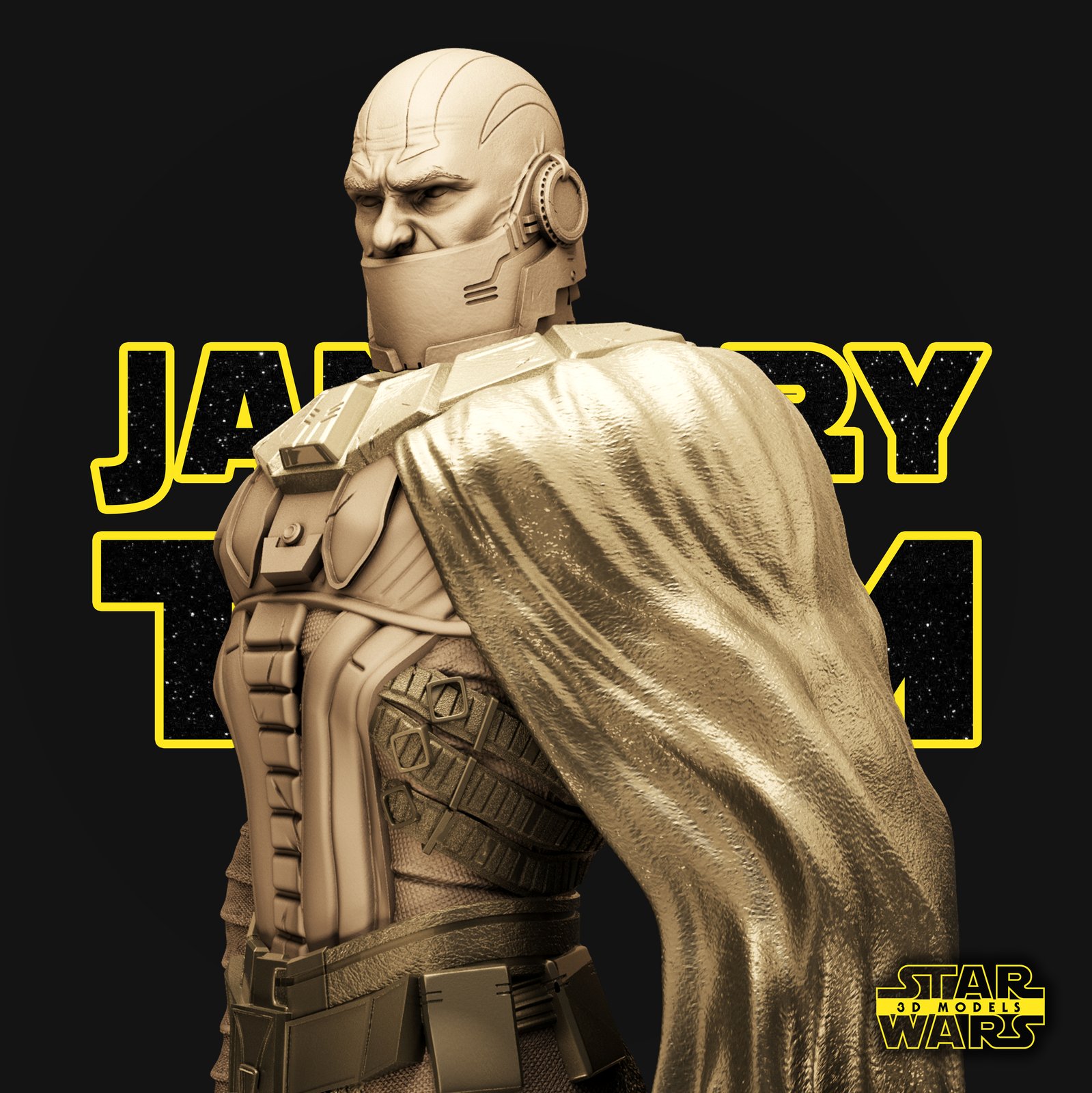 Darth Malak Star Wars 1:4 figurine