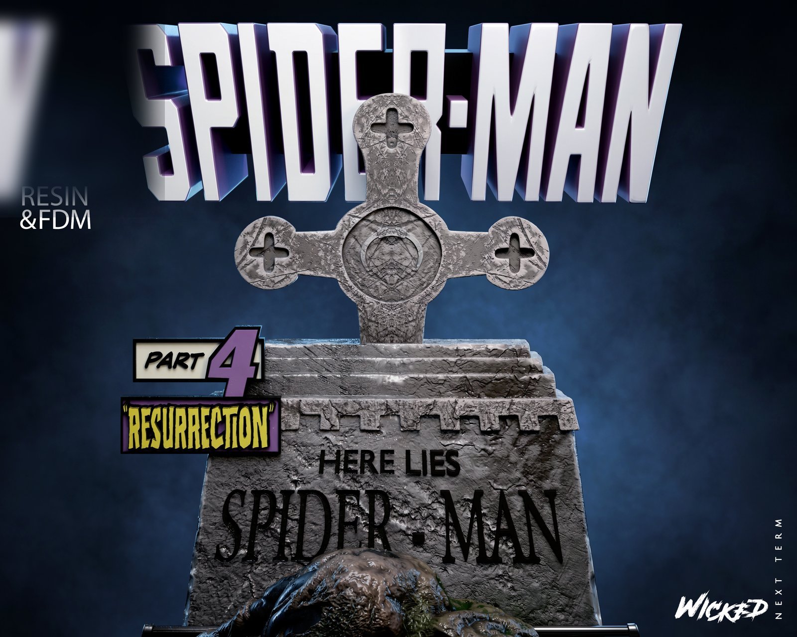 Last Hunt Spiderman (Tomb) Spider-Man 1:4 bust