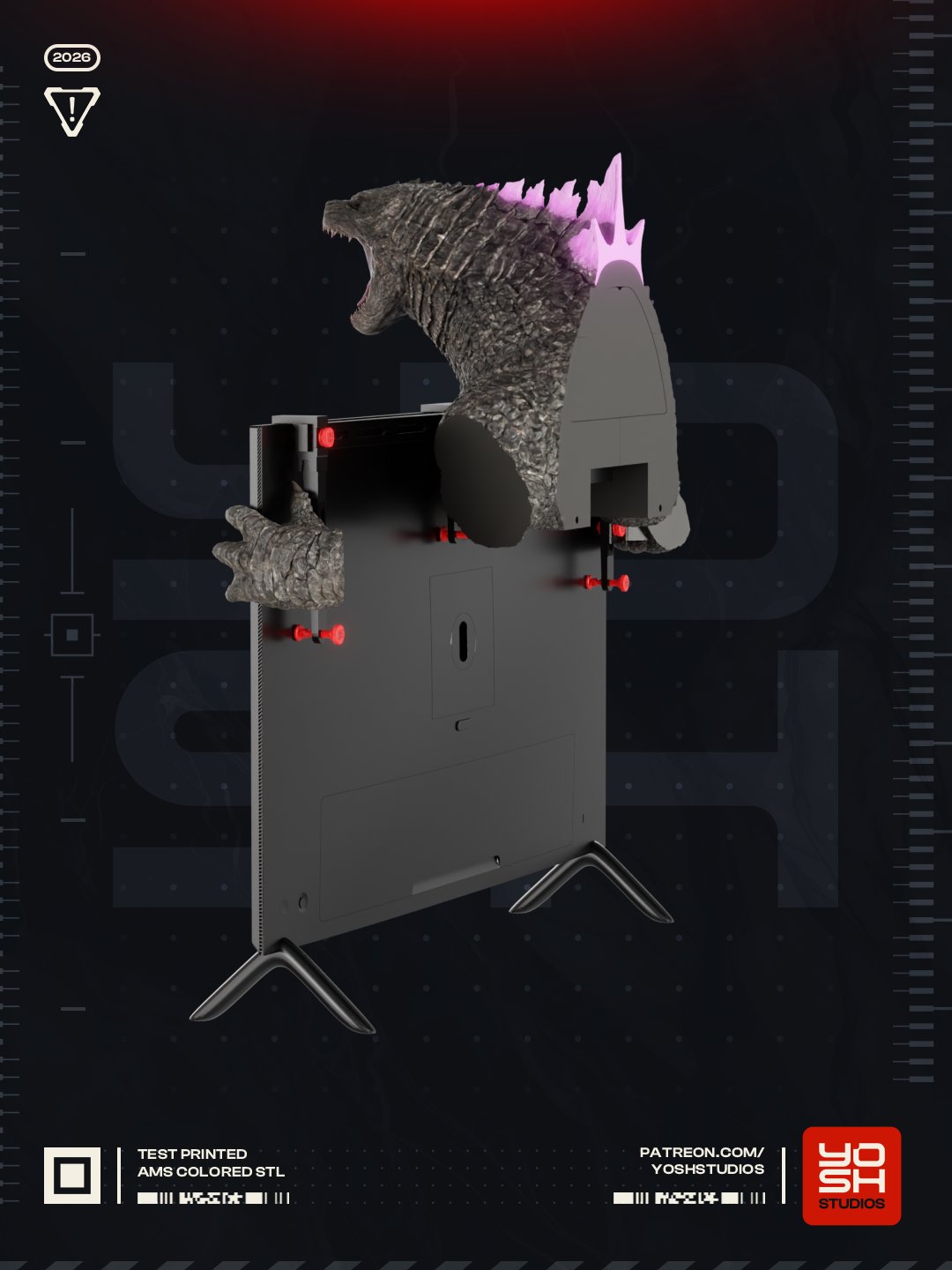 Godzilla Godzilla (Toho) 1:4 screen buddy